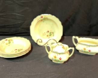 W.S. George Canarytone Serving Set
