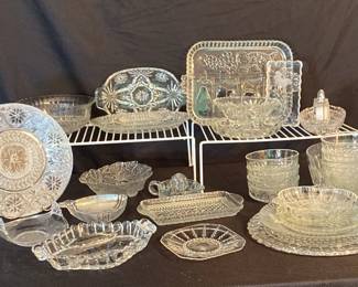 Cut Glass Dish Assortment