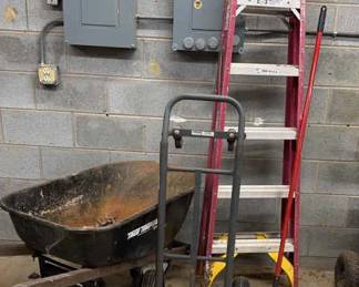 Werner Ladder, Hand Truck, Wheel Barrow Libman Shop Broom