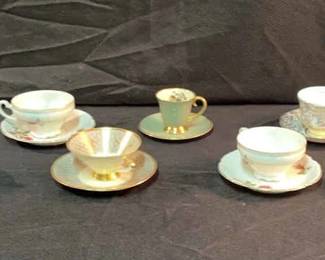 Fine China Teacups Saucers