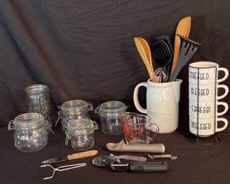 Le Parfait Ball Glass Canisters  More