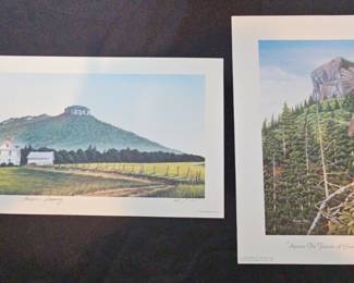 Two North Carolina Prints Grandfather Mountain Pilot