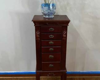 Jewelry Box 6 Drawer With Both Sides Open