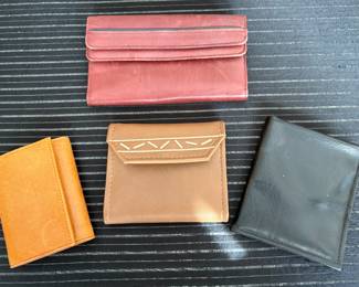 Vintage Leather Cowhide Wallets Buxton 