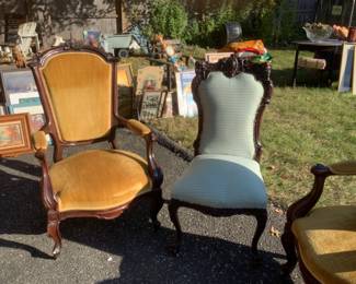 Victorian chairs
