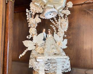 Vintage Wedding Cake Topper