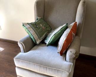 wingback armchair