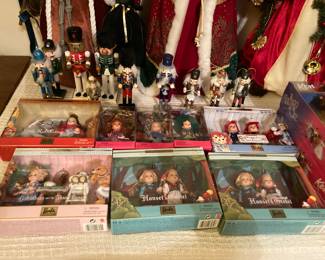 collection of drummer boys and Tommy Hansel & GRETEL COLLECTOR EDITION BARBIE STORYSOOK KELLY DOLL AND OTHERS