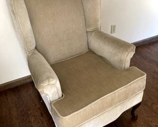wingback armchair