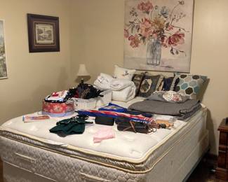 queen size mattress set with frame