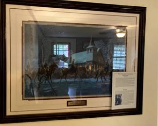 " The Southern Stars" Kernstown Virginia, Winter 1862 By Mort Kunstler