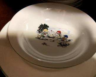 Global Dishes snowman