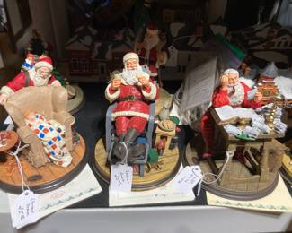 CHISTMAS FIGURINES BY ROCKWELL HEIRLOOM