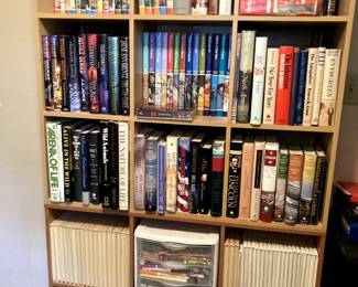 large collection of books