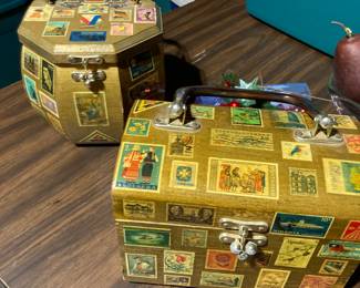 VINTAGE DECOUPAGE PURSES