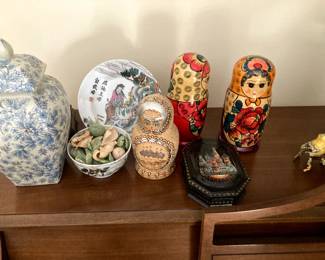 Vintage wooden Russian Nesting doll