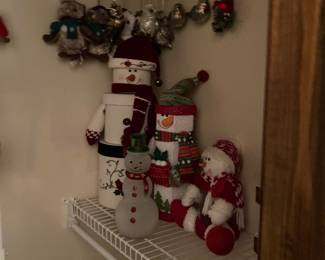 CHRISMAS ITEMS SNOWMEN