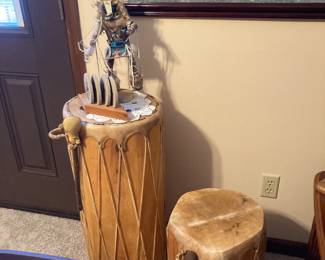 Native American Taos Pueblo Drums