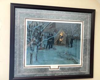Morton Kunstler Civil War "Buying Time"