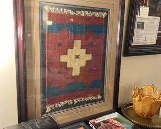 frame handwoven placemat