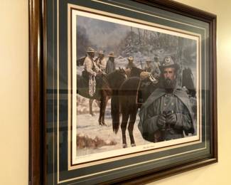 " That Devil Forrest "Robert Wilson
Matted and Framed