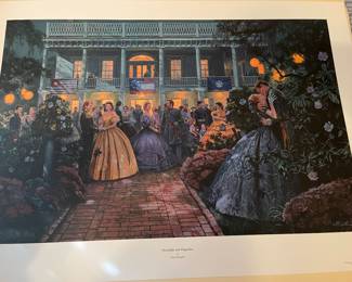 "Moonlights and Magnolias " By Mort Kunstler