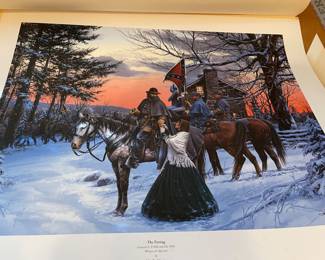 "The Parting " by John Paul Strain General A.P. Hill and his wife