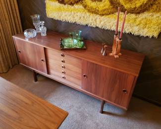 Vintage Danish  Modern Teak "Ulvö" Credenza by Yngve Ekström