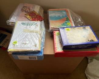Some vintage and some newer greeting cards
