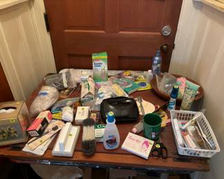 Miscellaneous items-mostly from her bathroom