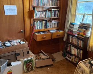 More books, DVD/CD/cassettes