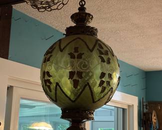 MCM hanging pendant lamp