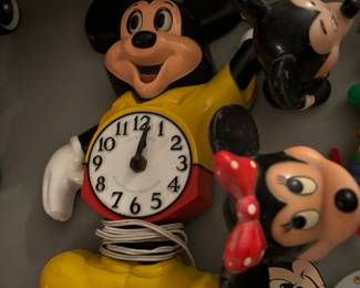 Vintage Mickey Mouse clock