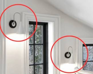 Blueprint - Solana  Black and Walnut & Brushed Nickel  21 Sconces Available  Asking around $600 per sconce