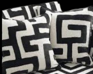 Zinc Textile Black and White Pillows 6 Pillows Available Asking $100 per pillow