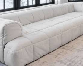 Sofa  Strip / Eloti - Arflex Fabric T2: Etolie  The Furniture Project  280x125x66cm / 110.25"x49.25"x26"  Asking $7000.00