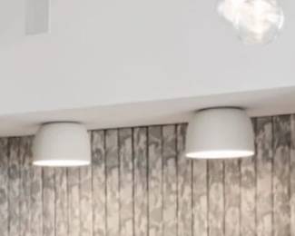 Nook Flush Mount  2 Modern Design  Marset Djembe Large (65) White  Asking $2000.00