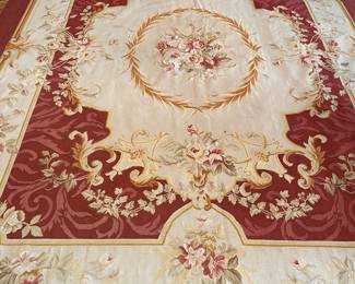 Aubusson needlepoint rug. 10x16