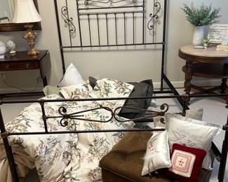 Queen metal bed frame