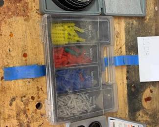 Drill Bits W anchors 2 hole Saw Kits