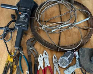 Plumbers Snake, Sand Polisher Hand Tools