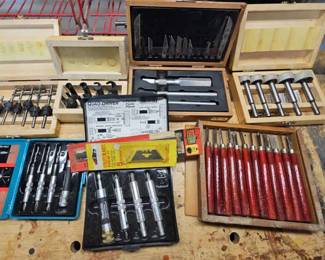 Sets Of Specialty Drill Bits Hobby Blades, Makita, Xacto