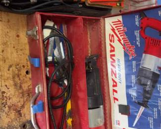 Oscillating Multi tool Sawzall Both W Attachments 