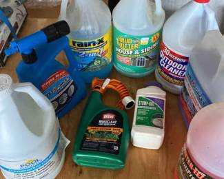 Various Cleaning Supplies