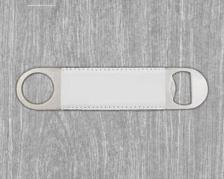 Sublimatable Bottle Opener - The 1-1/2" x 7" opener is constructed from durable 1/8" stainless steel