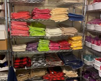 pillow covers, flags, wine bottle holders, shoe bags, zippered cosmetic bags