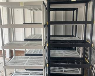  Heavy Duty Plastic Shelving/Storage 