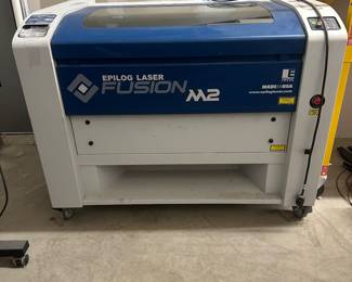 2017 Fusion M2, CO2 Laser, 20" x 32" bed, 120-watt, includes vector cutting honeycomb bed insert and air pump. 