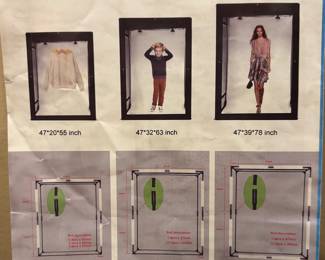 Professional Photo Light Box, up to 78" tall