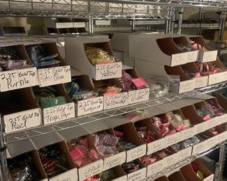 Large Collection of Tassels in Various Colors